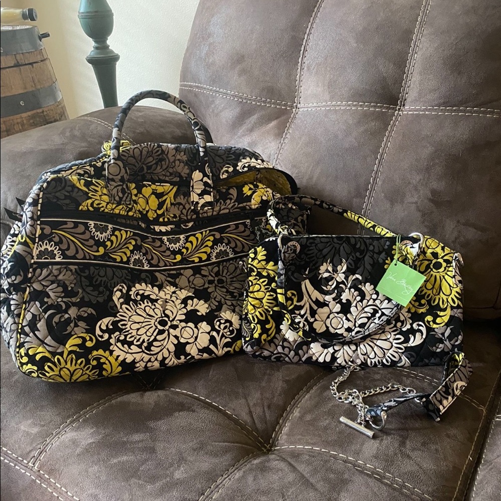 Vera Bradley weekender tote and purse